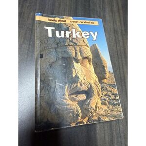 Lonely Planet Turkey Travel Survival Kit Guidebook Vintage Paperback Travel Book